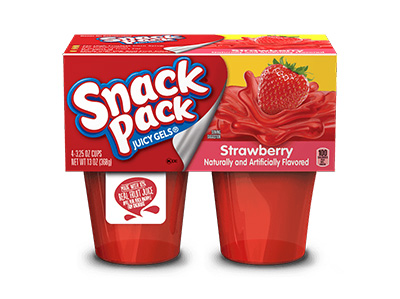 SNACK PACK Juicy Gels Strawberry